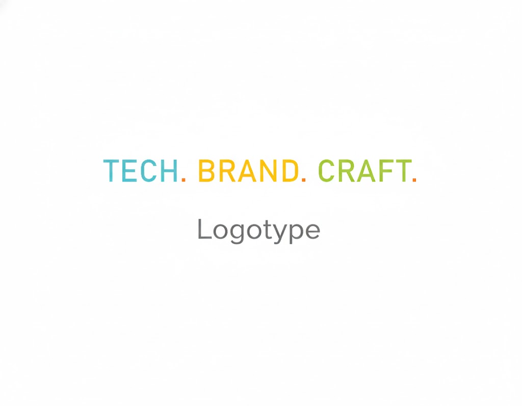 Tech. Brand. Craft. Logotype