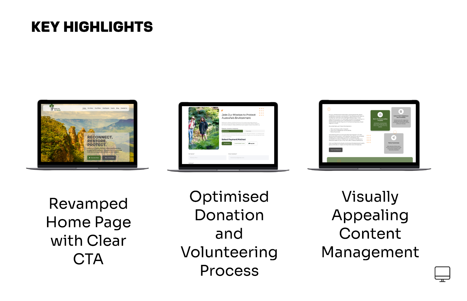 Key Highlights - Back to the Bush
