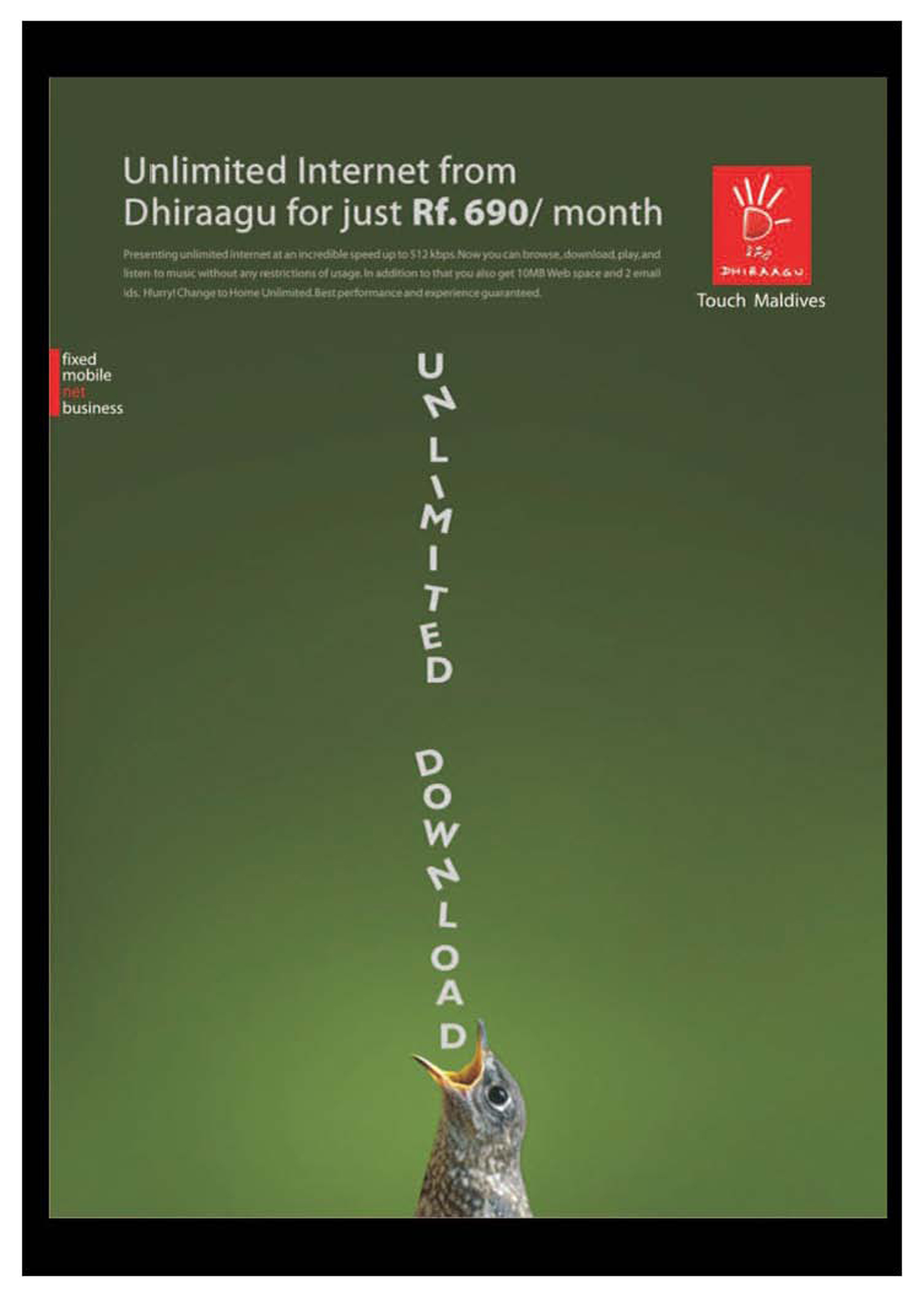 Dhiraagu - Unlimited Download