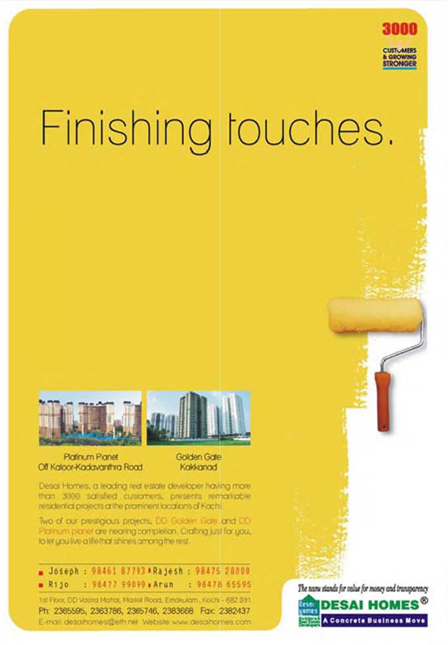 Desai Homes - Finishing Touches